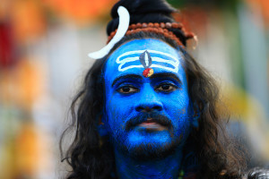 hindu-blue-face